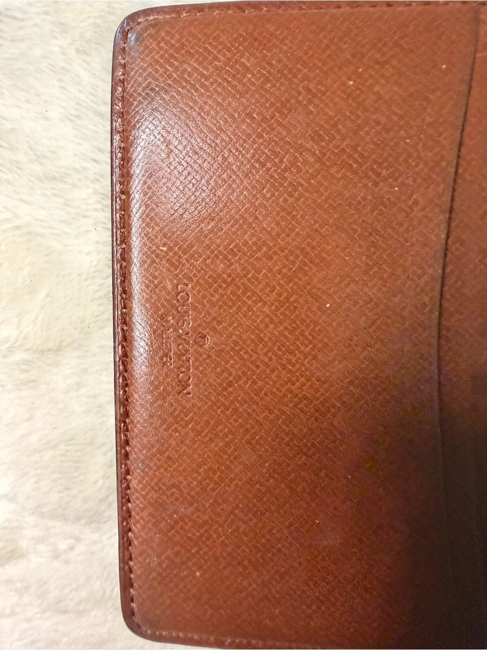 Vintage Louis Vuitton Monogram Card Holder (stamp Malleter)